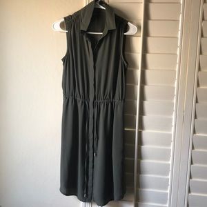 Olive green dress